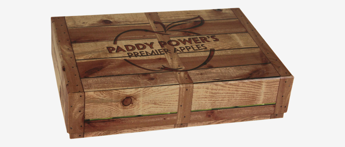 Apple Crate Box and Lid